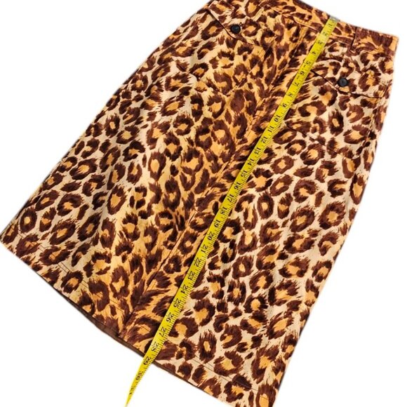 Kate Spade Leopard Print Pencil Skirt - Picture 7 of 10